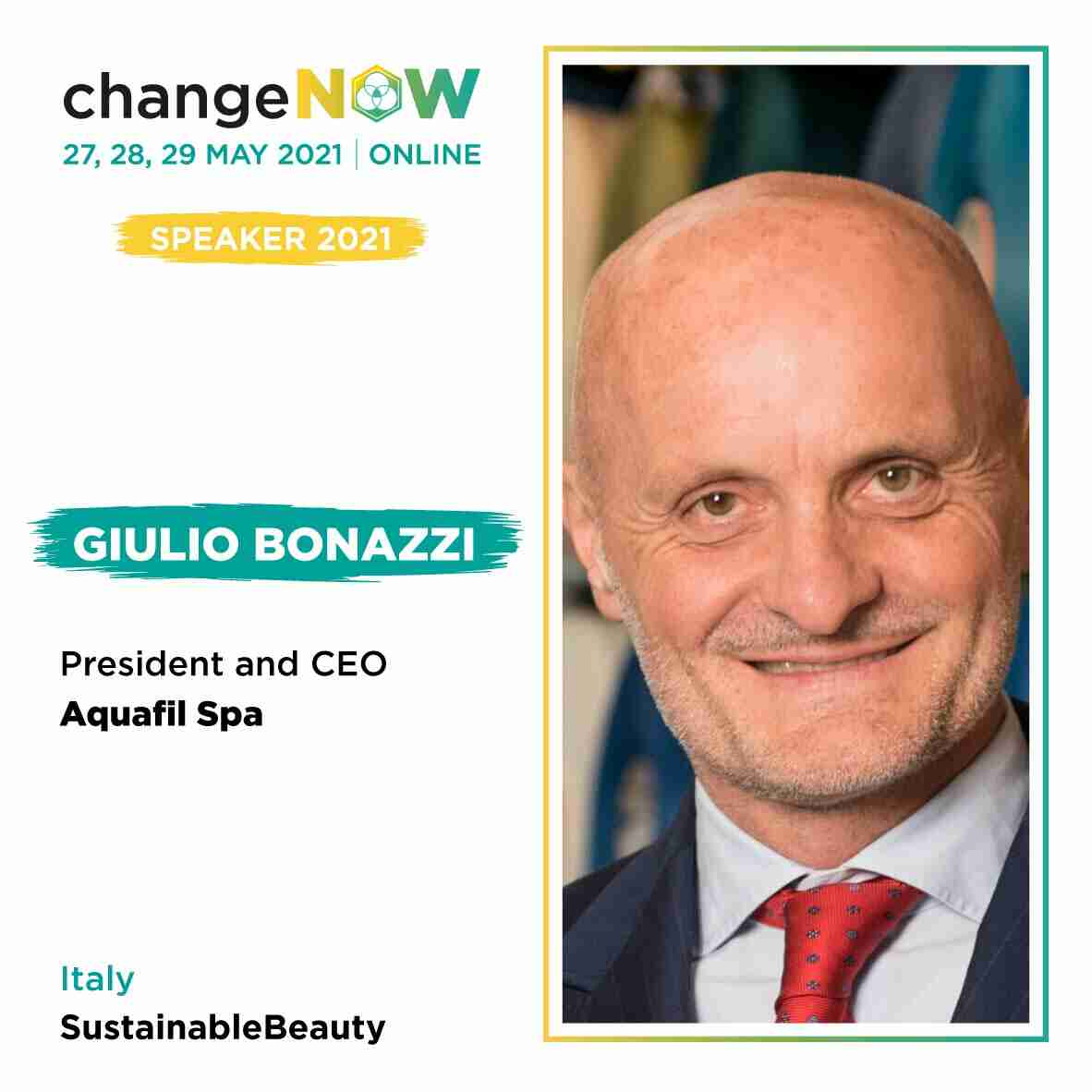 Giulio Bonazzi speaker at ChangeNOW Summit