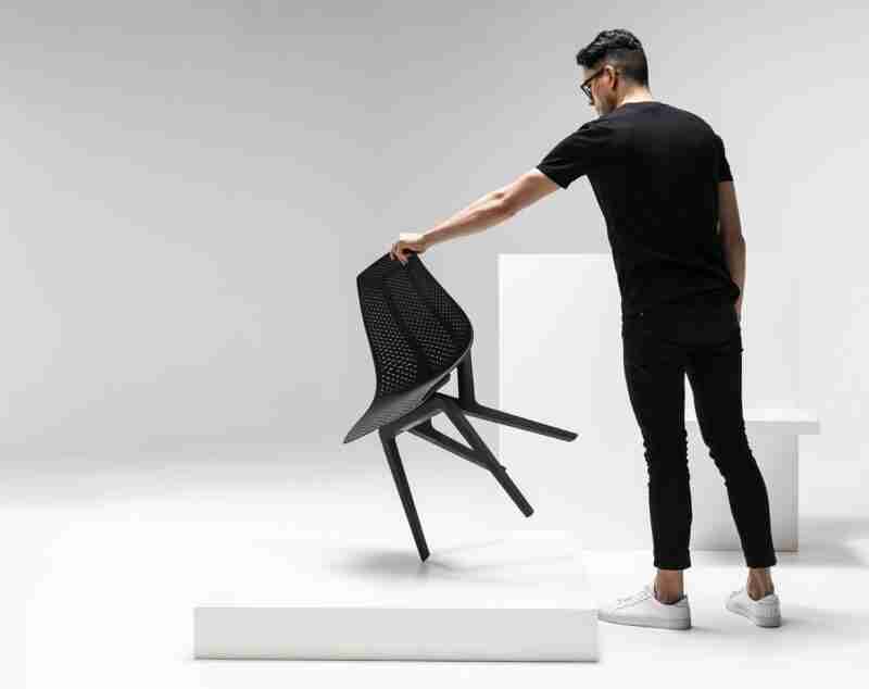 noho move™ chair made with ECONYL® nylon